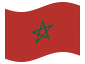 Bandiera animata Marocco
