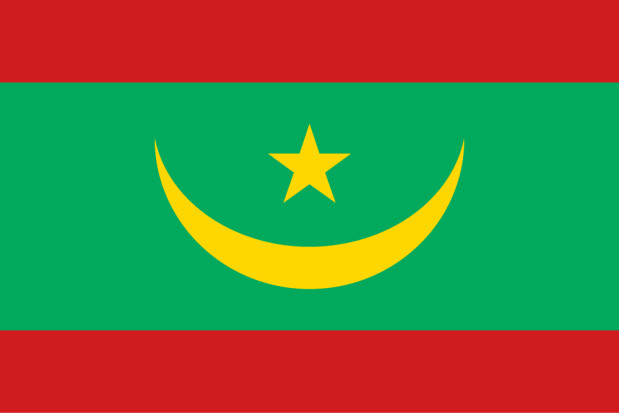 Bandiera Mauritania, Bandiera Mauritania