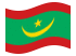 Mauritania-Bandiera sventolante
