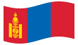 Bandiera animata Mongolia