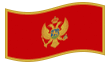 Bandiera animata Montenegro