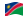 Namibia-Bandiera sventolante