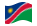 Namibia-Bandiera sventolante