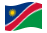 Namibia-Bandiera sventolante