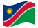 Namibia-Bandiera sventolante