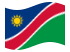 Namibia-Bandiera sventolante