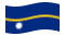 Nauru-Bandiera sventolante