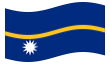 Bandiera animata Nauru