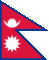 Grafica della bandiera Nepal