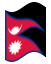 Bandiera animata Nepal