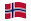Norvegia-Bandiera sventolante