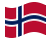 Norvegia-Bandiera sventolante