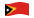 Timor Est-Bandiera sventolante