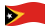 Timor Est-Bandiera sventolante