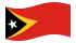 Timor Est-Bandiera sventolante