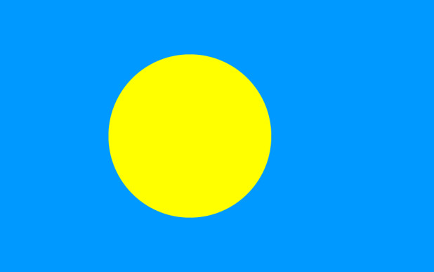 Bandiera Palau, Bandiera Palau