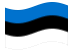 Estonia-Bandiera sventolante