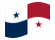 Panama-Bandiera sventolante