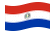 Paraguay-Bandiera sventolante