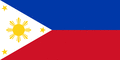 Grafica della bandiera Filippine