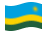 Ruanda-Bandiera sventolante