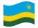 Ruanda-Bandiera sventolante
