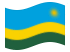 Ruanda-Bandiera sventolante