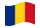 Romania-Bandiera sventolante