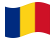 Romania-Bandiera sventolante