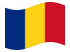 Romania-Bandiera sventolante