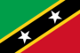 Grafica della bandiera Saint Kitts e Nevis