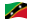 Saint Kitts e Nevis-Bandiera sventolante