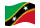 Saint Kitts e Nevis-Bandiera sventolante