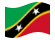 Saint Kitts e Nevis-Bandiera sventolante