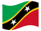 Bandiera animata Saint Kitts e Nevis