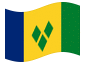 Bandiera animata Saint Vincent e Grenadine