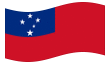 Bandiera animata Samoa