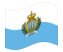 San Marino-Bandiera sventolante