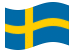 Svezia-Bandiera sventolante