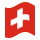 Svizzera-Bandiera sventolante