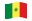 Senegal-Bandiera sventolante