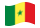 Senegal-Bandiera sventolante