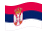 Serbia-Bandiera sventolante