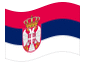 Bandiera animata Serbia