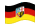 Saarland-Bandiera sventolante