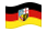 Saarland-Bandiera sventolante