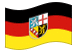 Saarland-Bandiera sventolante