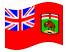 Manitoba-Bandiera sventolante
