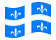 Québec-Bandiera sventolante