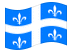 Québec-Bandiera sventolante